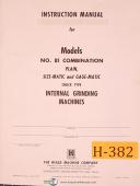Heald-Heald Operating Instructions Set-Up Style No. 81 Combination Grinding Manual-Style #81-Style No. 81-06